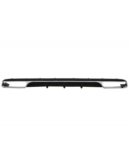 Diffusore posteriore w/ scarico Suggerimenti Chrome per Mercedes E-Class W212 Facelift (13-16) E65 Design solo
