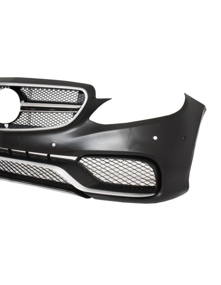 Paraurti anteriore w/ Diffusore posteriore e silenziatore di scaricoChrome per Mercedes E-Class W212 Facelift (13-16)