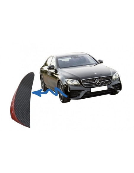 Il paraurti anteriore sbatte le alette laterali Flics per il rivestimento del film del carbonio di progettazione di Mercedes