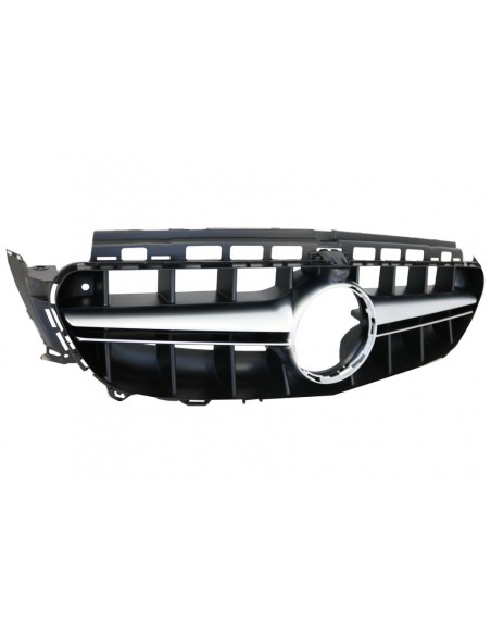 Griglia centrale per Mercedes E-Class W213 S213 C238 A238 (16-19) Chrome Black E63 Design