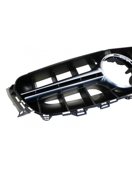 Griglia centrale per Mercedes E-Class W213 S213 C238 A238 (16-19) Chrome Black E63 Design