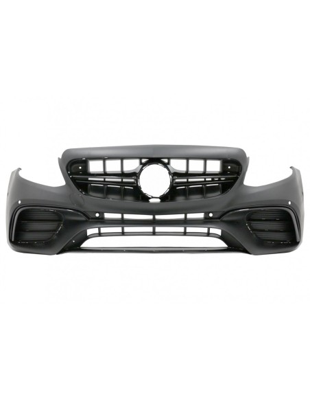 Paraurti anteriore per Mercedes E-Class W213 S213 C238 A238 (16-19) E63 Design Black Edition