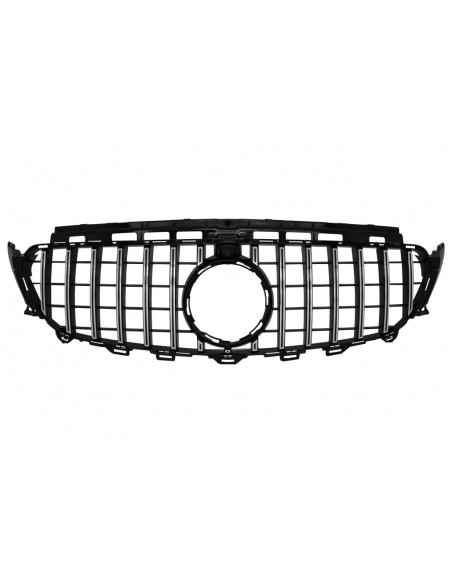 Griglia centrale per Mercedes E-Class W213 S213 C238 A238 (16-19) GT-R Panamericana Design nero cromato