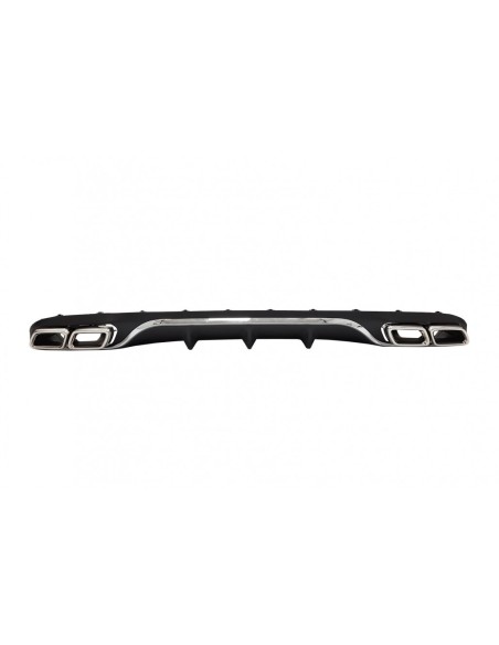 Diffusore posteriore w/ scarico per Mercedes E-Class W213 S213 Standard (16-19) E63 Design Chrome Edition