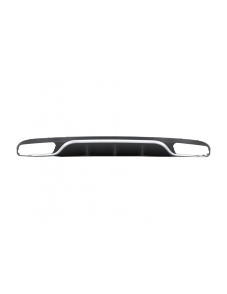 Diffusore posteriore w/ scarico per Mercedes E-Class W213 S213 Standard (16-19) E63 Design Chrome Edition
