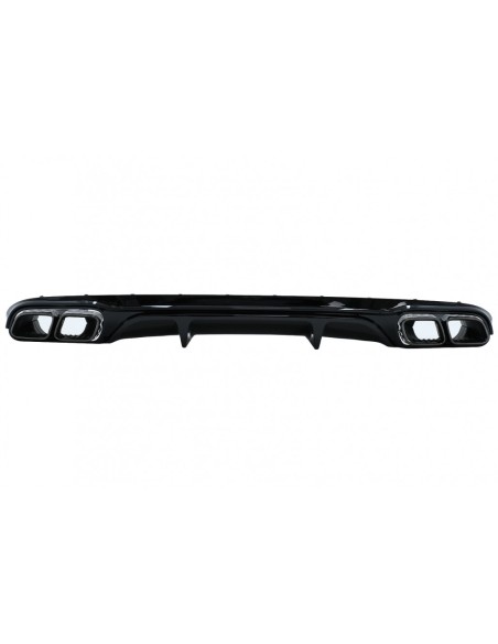 Paraurti posteriore diffusore w/ nero scarico per Mercedes E-Class W213 S213 Standard (16-) E63 Design