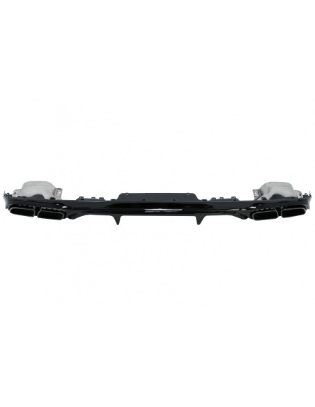 Paraurti posteriore diffusore w/ nero scarico per Mercedes E-Class W213 S213 Standard (16-) E63 Design