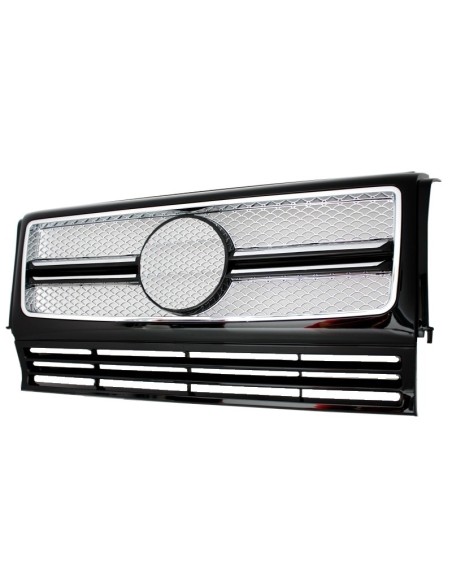 Griglia anteriore per Mercedes G-Class W463 (1990-14) Nuovo G65 Design Chrome Edition