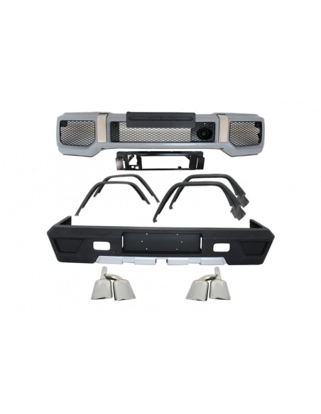 Punte complete del silenziatore dello scarico/del corredo w per la classe G63 G65 A-Design del benz W463 di MERCEDES