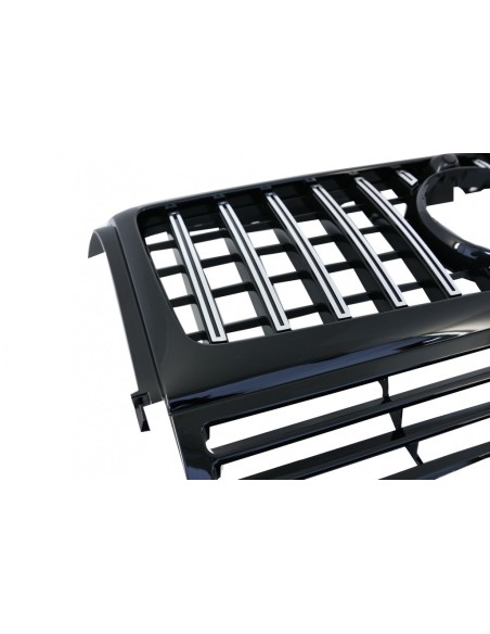Griglia anteriore per MERCEDES G-Class W463 (1990-14) Nuovo G63 GT-R Panamericana Design Nero Cromato