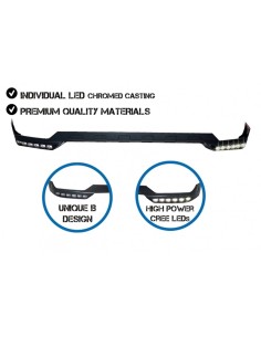 Paraurti anteriore Spoiler LED DRL estensione per Mercedes G-Class W463 (1989-17)