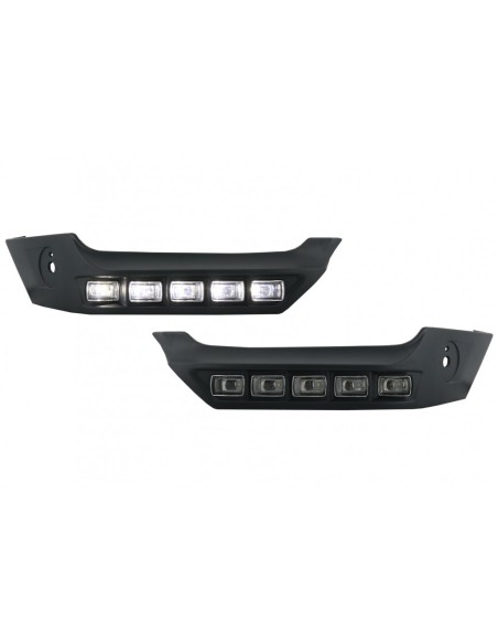 Paraurti anteriore Spoiler LED DRL estensione per Mercedes G-Class W463 (1989-up)
