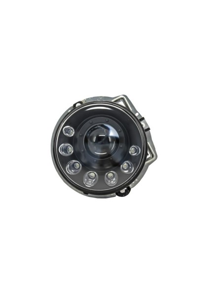 Fari a LED nero Bi-Xenon Look w/ DRL copre per Mercedes G-Class W463 (1989-12)