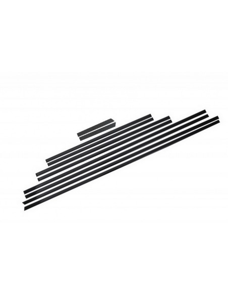 Aggiungi sulle strisce di modanature della porta per Mercedes G-Class W463 (1989-17) Nero