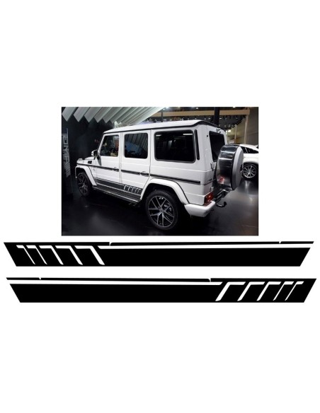 Adesivi laterali vinile nero opaco per MERCEDES G-class W463 (1989-17)