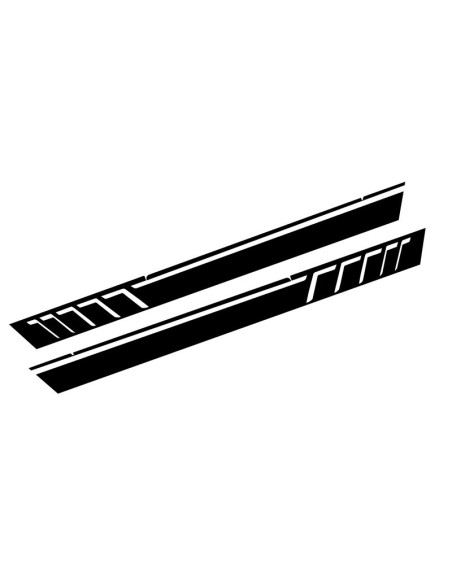 Adesivi laterali vinile nero opaco per MERCEDES G-class W463 (1989-17)