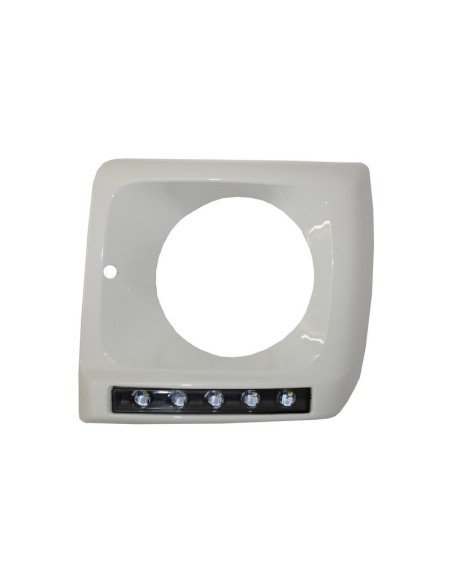 Fari copre bianco w/ LED DRL luce di marcia diurna per Mercedes G-Class W463 (1989-12) G65 Design