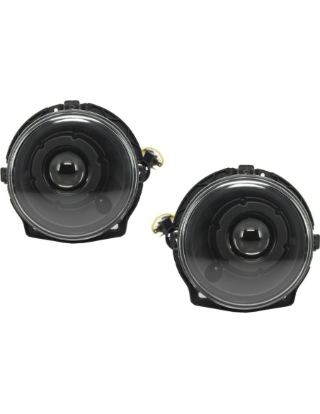 Assemblaggio per Mercedes W463 G-Class (1989-12) LED DRL bianco copre w/ fari nero Bi-Xenon Look