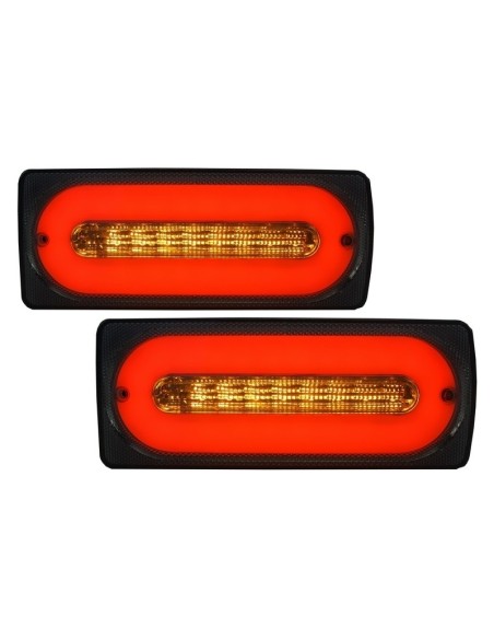 Alluminio spazzolato delle modanature fanali posteriori per MERCEDES G-class W463 89-15