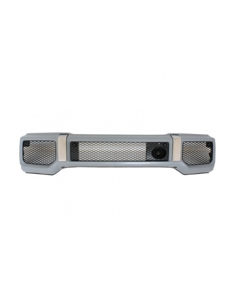 Paraurti anteriore nero fari copre LED DRL per Mercedes G-Class W463 (1989-up) G65 Design