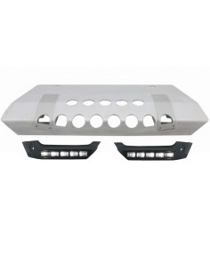 Kit paraurti anteriore Spoiler LED DRL Skid Plate Off Road per MERCEDES G-Class W463 4x4 Design 1989-17