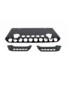 Paraurti anteriore Spoiler LED DRL Extension Skid Plate Off Road Package Under Run Protezione per MERCEDES G-class W463 (89-17)