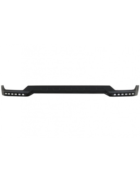 Paraurti anteriore Spoiler LED DRL estensione per Mercedes G-Class W463 (1989-17) Design Nero