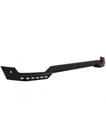 Paraurti anteriore Spoiler LED DRL estensione per Mercedes G-Class W463 (1989-17) Design Nero