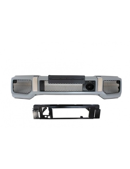 Paraurti anteriore w/ LED DRL Spoiler Extension per Mercedes Benz G-Class W463 (1989-17) G65 Design