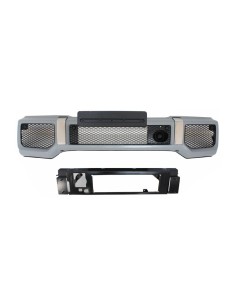 Paraurti anteriore w/ Griglia argento per MERCEDES G-Class W463 (1989-17) G63 GT-R Panamericana Design 2