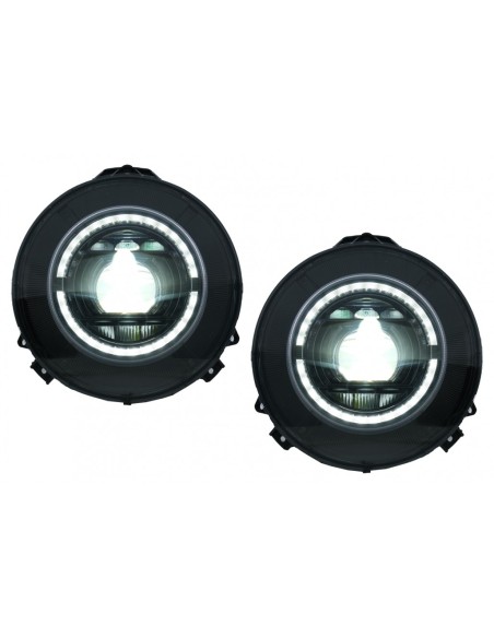 Fari a LED completi per Mercedes G-Class W463 (07-17) Black Facelift 18 Design