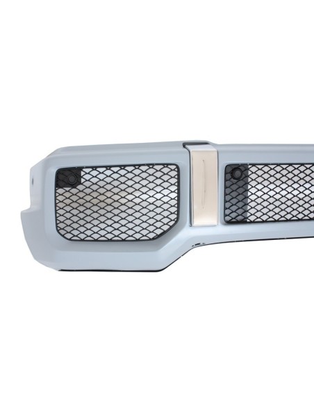 Paraurti anteriore w/ Bullbar spoiler superiore labbro LED DRL estensione per Mercedes G-Class W463 (1989-18) G65 Design
