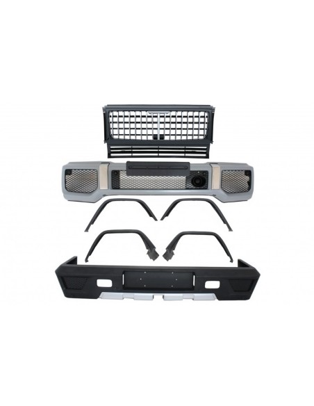 Kit completo di conversione per Mercedes G-Class W463 (1989-17) G63 G65 Design w/ Front Grille Panamericana Design