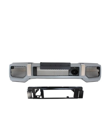 Kit completo di conversione per Mercedes G-Class W463 (1989-17) G63 G65 Design w/ Griglia anteriore Panamericana Piano Nero