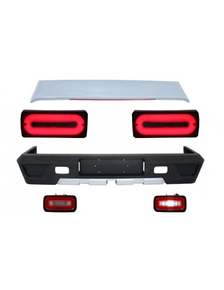 Spoiler posteriore del tetto del paraurti per MERCEDES Benz classe G W463 (1989-15) w/ Full LED
