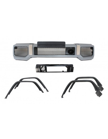Paraurti anteriore w/ parafango razzi passaruota per MERCEDES Benz G-Class W463 (1989-17) G65 Design