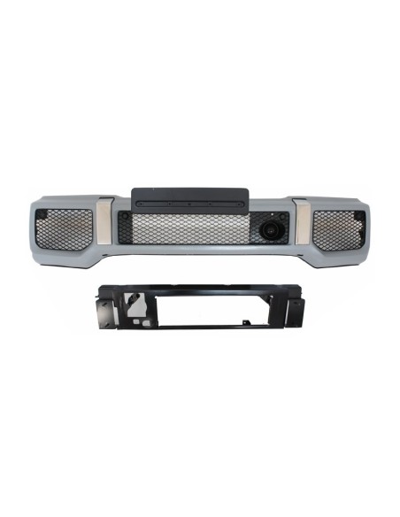 Paraurti anteriore w/ parafango razzi passaruota e griglia anteriore per Mercedes G-Class W463 (1989-18) G65 Design