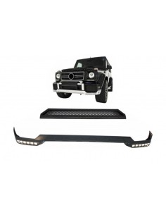 Paraurti ant. Spoiler LED DRL estensione e spoiler superiore Lip MERCEDES G-Class W463 (1989-17) (105)