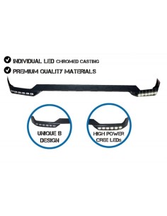 Paraurti ant. Spoiler LED DRL estensione e spoiler superiore Lip MERCEDES G-Class W463 (1989-17) (105) 2