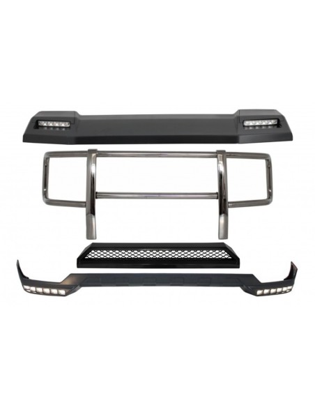 Add On strisce modanature porta nero opaco w/ vinile opaco e luci giranti MERCEDES G-Class W463 (1989-15) (173)