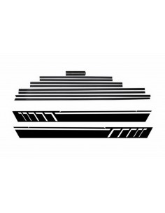 Paraurti ant. w/ nero Bullbar cromato MERCEDES G-Class W463 (1989-18) G63 G65 Design (93)