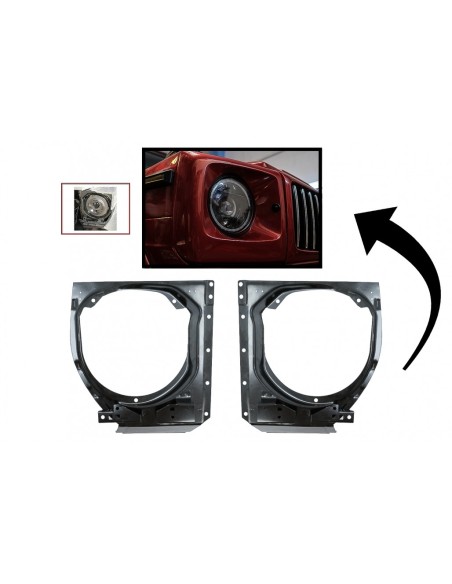 Staffe di montaggio per Mercedes W463 Classe G (1990-06) Aggiornamento a (07-18)