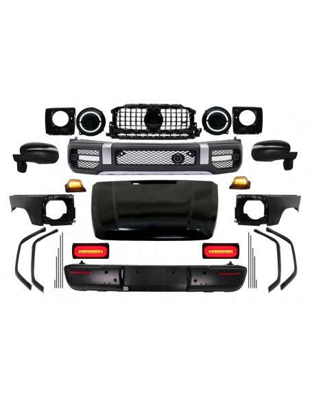 Kit 18 G63 Nuova conversione di stile per Mercedes G-Class W463 (08-17)