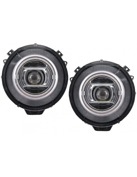 Fari a LED completi per Mercedes G-Class W463 (05-17) Chrome Facelift 18 Design w/ Avvio dinamico