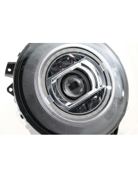 Fari a LED completi per Mercedes G-Class W463 (05-17) Chrome Facelift 18 Design w/ Avvio dinamico