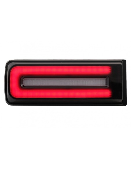 Luci posteriori a LED per Mercedes G-Class W463 (08-17) Facelift 18 Design Luci di svolta sequenziali nere