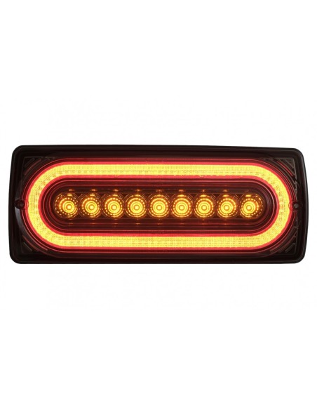 Fanali posteriori a LED completi per Mercedes G-Class W463 (1989-17) w/ Dynamic Fumo segnale di svolta sequenziale