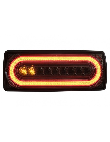 Fanali posteriori a LED completi per Mercedes G-Class W463 (1989-17) w/ Dynamic Fumo segnale di svolta sequenziale