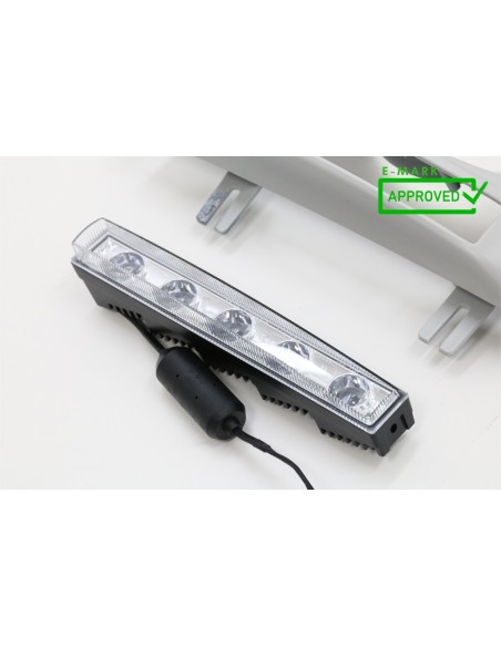 Fari copre w/ LED DRL luce di marcia diurna per Mercedes G-Class W463 (02-18) G65 Design Chrome
