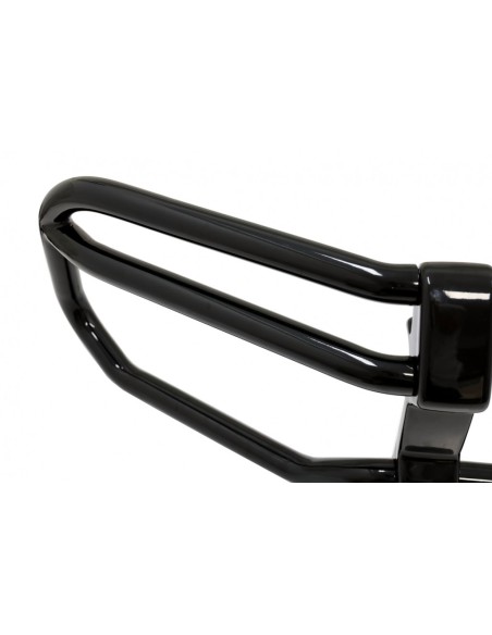 Bullbar Guardia per Mercedes G-Class Facelift W463 W464 G63 (18-up) Acciaio inossidabile Piano Nero
